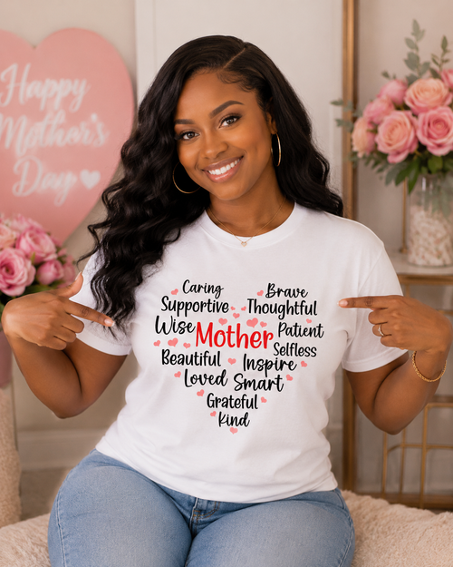 Mother’s Day heart t shirt